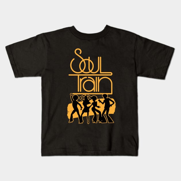 dance soul train Kids T-Shirt by NelsonPR